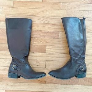 CHAPS High Dark Brown Boots